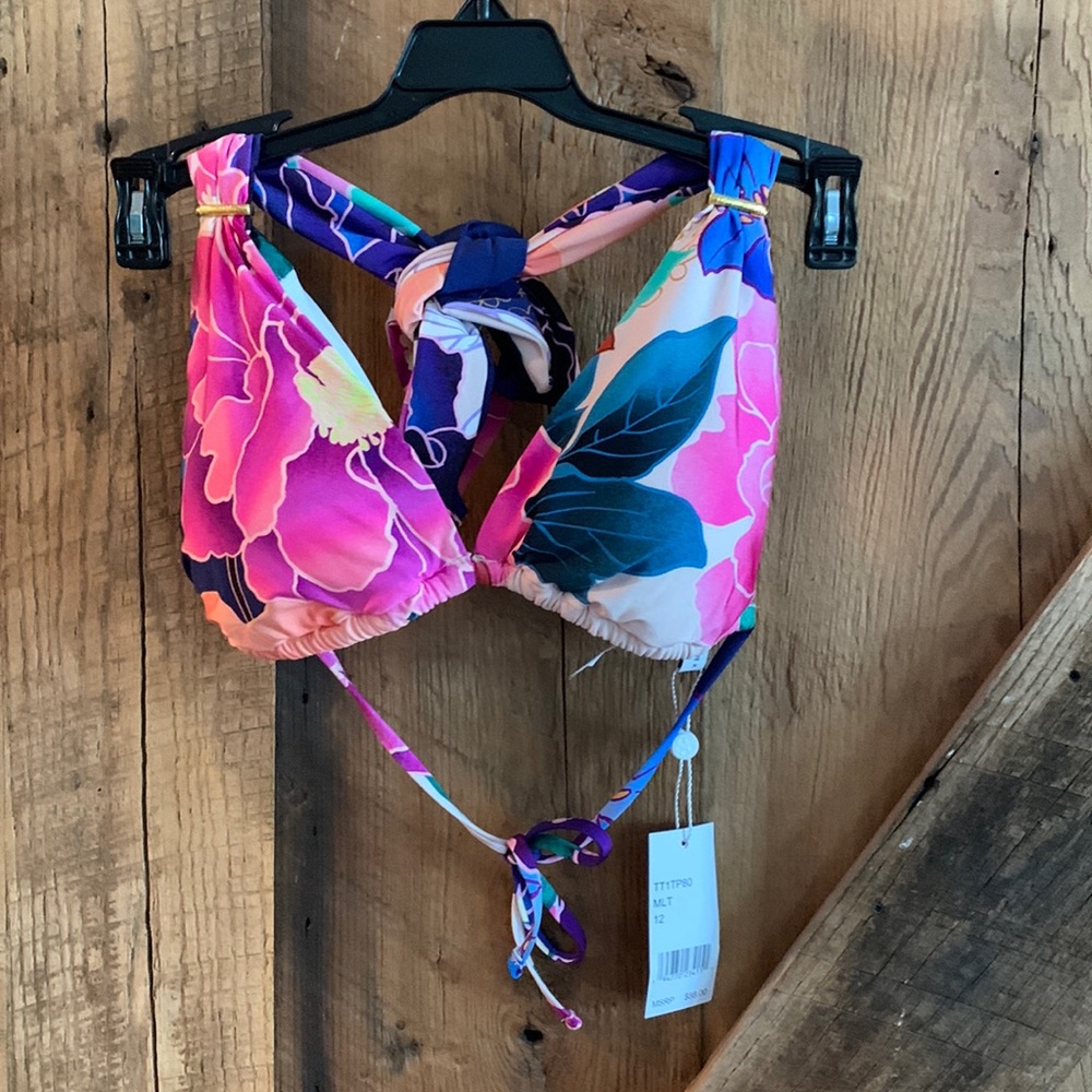 NWT Trina Turk Opulent Oasis Bikini Top